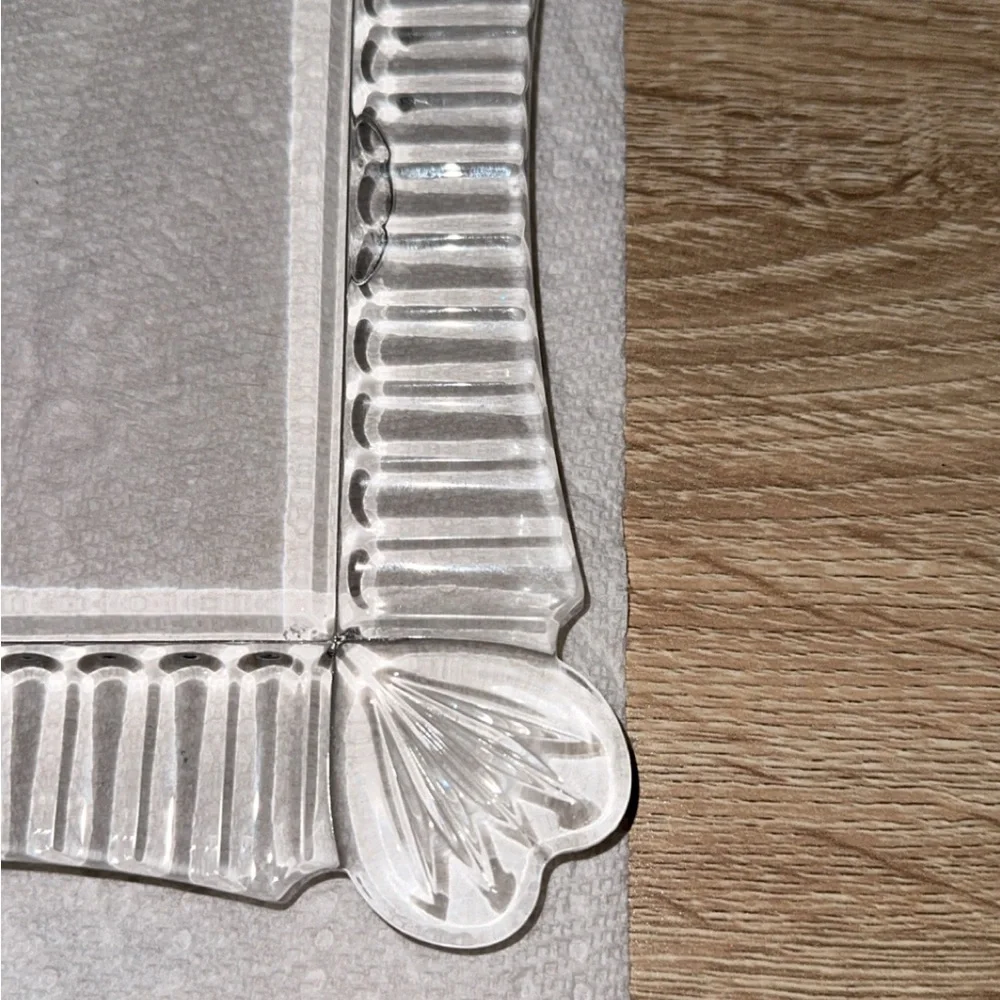 Marquis Waterford Crystal Hearts Picture Photo Frame 3.5x5‎
